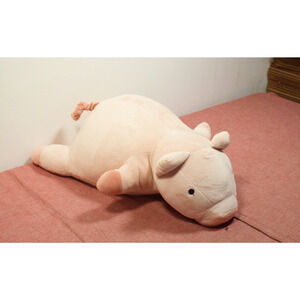 Pillowfort Pig Weighted Plush Kids' Throw Pillow Pink*